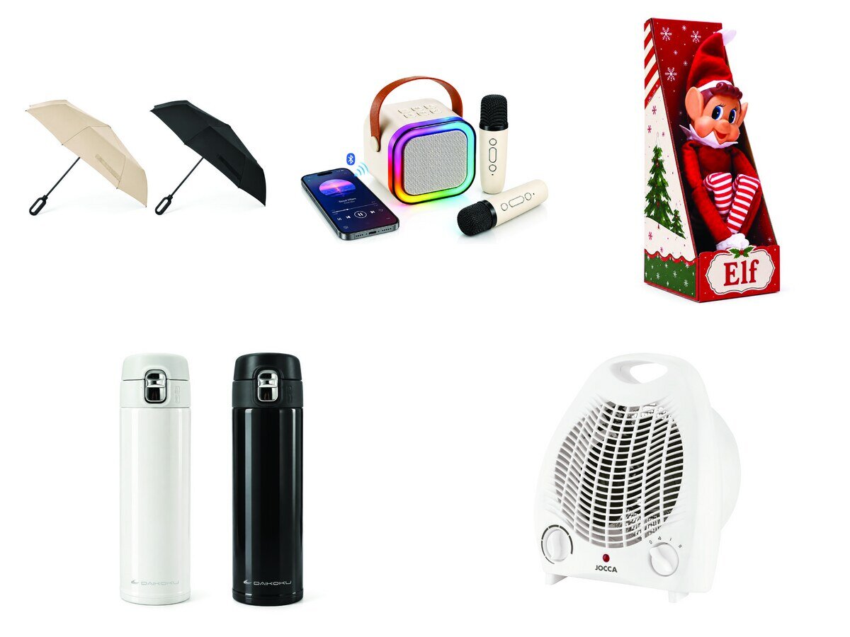 Chollos miBP de invierno: paraguas, mini karaoke, elfo, botella térmica y calefactor